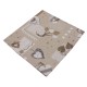 FEDERA CUSCINO ARREDO HOLLY CUORI MIROS PEZZOLI SABBIA