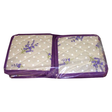 SET 12 PEZZI PRESINE LAVANDA POIS MIROS PEZZOLI