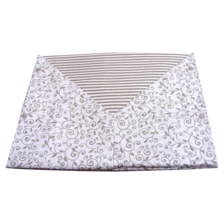 COMPLETO LENZUOLA MATRIMONIALE COTONE STEFY DOLCE NOTTE PEZZOLI BEIGE