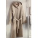 ACCAPPATOIO CON CAPPUCCIO TINTA UNITA NIDO D&#039;APE GOLF GABEL BEIGE
