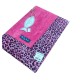 TELO MARE SPUGNA 90X170CM STAMPATO ANIMALIER GITIESSE AZZURRO