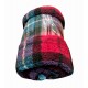 PLAID PILE STAMPATO NEW PORT EASY HOME ROSSO