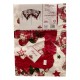 SET CUCINA COTONE PANAMA FRILL NATALE XMAS TEDDY PEZIOSA CENTRO