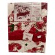 SET CUCINA COTONE PANAMA FRILL NATALE XMAS TEDDY PEZIOSA RUNNER