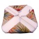 CONFEZIONE 6 PEZZI CUSCINI JACQUARD PER SEDIE ALETTE FELCI EUROTEX ARANCIO RETRO