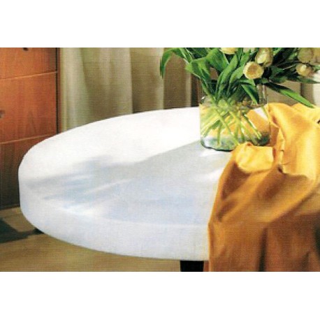 COPRITAVOLO SOTTOTOVAGLIA CON ELASTICO PANNO BIANCO GOBELIN EG