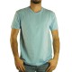 T-SHIRT UOMO COTONE PRERISTRETTO JHK CON01020 AZZURRO