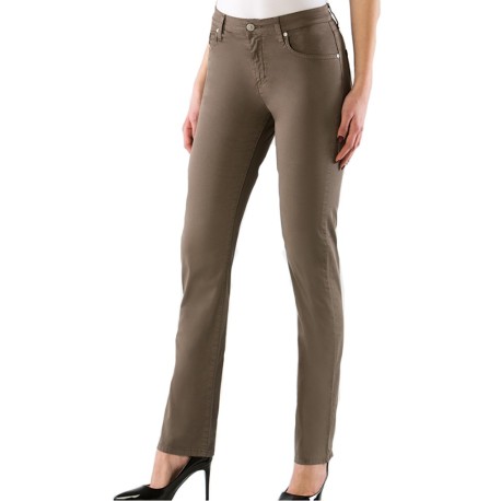 PANTALONE DONNA GABARDINE STRETCH STRAIGHT FIT MARACASH HOLIDAY JEANS NOCCIOLA