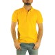 POLO UOMO COTONE PRERISTRETTO BIG APPLE JHK T-SHIRT GIALLO