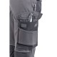 PANTALONE DA LAVORO GLOBAL TRADING ASTPAN STRETCH CON TASCHE E GINOCCHIERE grigio tascone