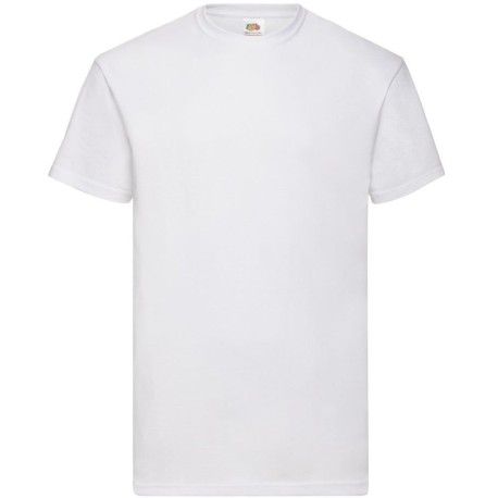 T-SHIRT BIANCA FRUIT OF THE LOOM DA UOMO COTONE BELCORO bianco