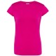 T-SHIRT JHK REGULAR BASIC DONNA IN COTONE MANICHE CORTE fuxia