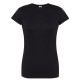 T-SHIRT JHK REGULAR BASIC DONNA IN COTONE MANICHE CORTE nero
