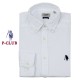 CAMICIA UOMO MANICA LUNGA P-CLUB 100% LINO REGULAR FIT COLLETTO BOTTON DOWN bianco