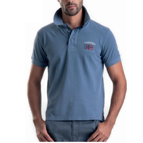 POLO UOMO BE BOARD 39 COTONE PIQUET COLLO E MANICA A COSTINA