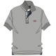 POLO UOMO BE BOARD 39 COTONE PIQUET COLLO E MANICA A COSTINA grigio
