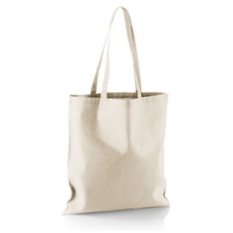 SHOPPER ECOLOGICO IN PURO COTONE PERSONALIZZABILE naturale