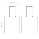 SHOPPER ECOLOGICO IN PURO COTONE PERSONALIZZABILE misure