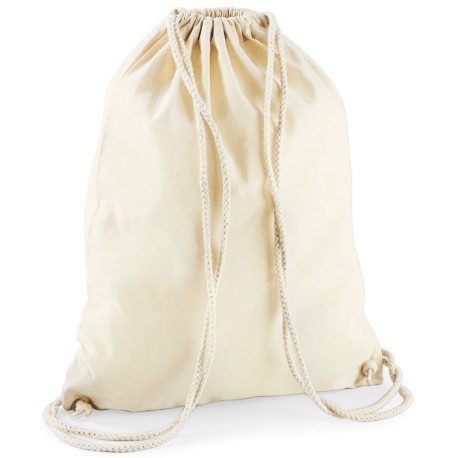 BORSA SACCA COTONE CHIUSURA E SPALLINE CORDONE A CONTRASTO naturale