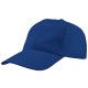 BERRETTO BASEBALL 5 PANNELLI VISIERA PRECURVATA blu royal