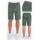 PANTALONE BERMUDA CORONA RINO ECO FABRIC STAMPA DIGITALE 4 TASCHE verde