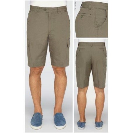PANTALONE BERMUDA CORONA SEA BARRIER TOD PURO COTONE ECO FABRIC 6 TASCHE