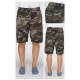 PANTALONE BERMUDA CARGO MIMETICO CORONA MARFY PURO COTONE 6 TASCHE