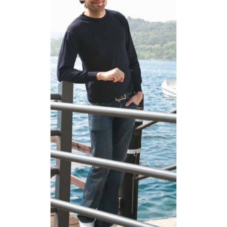 T-SHIRT UOMO PARICOLLO EFFEPI 876 JERSEY MANICA LUNGA PERSONALIZZABILE