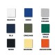 TABELLA COLORI 01 POLO UOMO EFFEPI 8106 COTONE PIQUET MANICA CORTA PERSONALIZZABILE