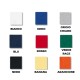 TABELLA COLORI POLO UOMO EFFEPI 8107 COTONE PIQUET MANICA LUNGA PERSONALIZZABILE