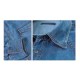 CAMICIA UOMO CORONA NEW PECOS JEANS DENIM MANICA LUNGA 2 TASCHE particolare