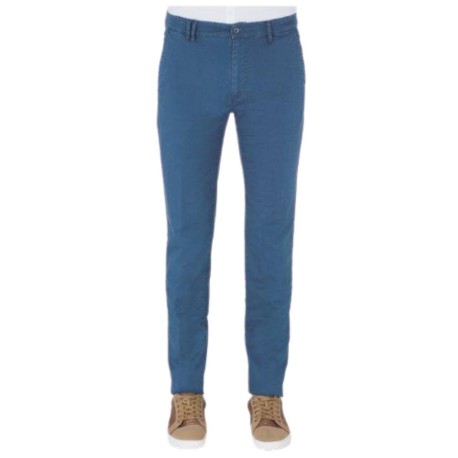 PANTALONE UOMO TWILL COTONE STRETCH SEA BARRIER LECHUSA MICROSTAMPATO