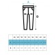 TABELLA TAGLIE PANTALONE UOMO COTONE GABARDINE STRETCH CORONA SEA BARRIER RAY