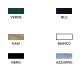 TABELLA COLORI CAMICE LUNGO DA LAVORO PERSONALIZZABILE 100% COTONE TRE TORRI CON24003
