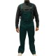 TUTA PETTORINA DA LAVORO PERSONALIZABILE PURO COTONE TRE TORRI CON42013 VERDE