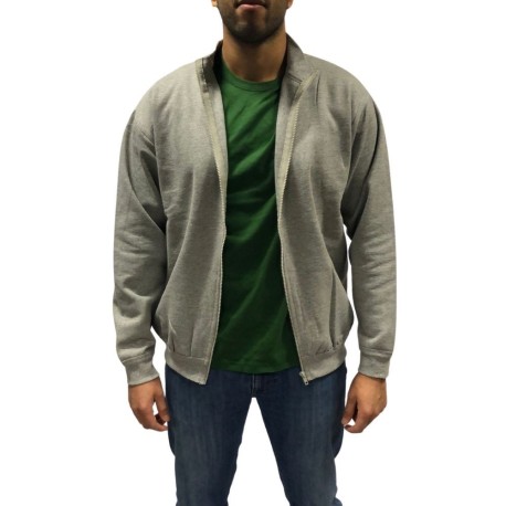 FELPA WORKWEARS CON6229 SENZA CAPPUCCIO ZIP INTERA CLASSIC FIT