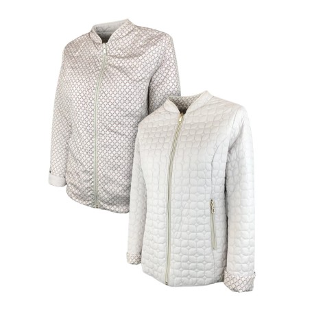 PIUMINO LEGGERO DONNA DOUBLE FACE VIRGINIABLU' DOLCE-REV TAGLIE FORTI