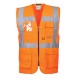 GILET EXECUTIVE PERSONALIZZABILE CON BANDA RIFLETTENTE AD ALTA VISIBILITA&#039;