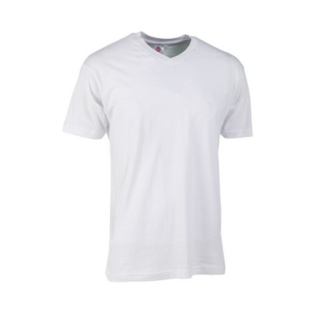 T-SHIRT PERSONALIZZABILE MEZZA MANICA "CLASSIC" SCOLLO V PENSACOLA JERSEY COTONE