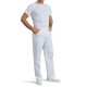 PANTALONE UNISEX CF INFERMIERE COTONE BIANCO PERSONALIZZABILE