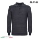 POLO UOMO 221145 RE DEL MARE MADE IN ITALY MANICA LUNGA MISTO LANA