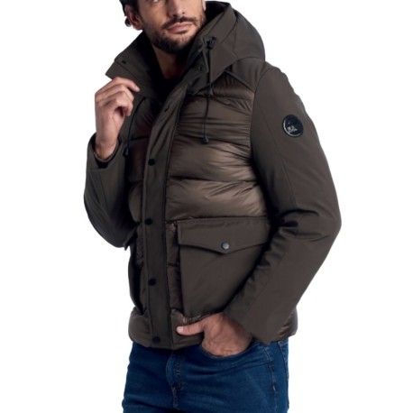 GIUBBOTTO IMBOTTITO ECOPIUMA CON CAPPUCCIO BE BOARD 14G9905