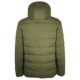 CABAN IMBOTTITO ECOPIUMA GIACCONE CON CAPPUCCIO STACCABILE SEA BARRIER IMPERIA verde retro