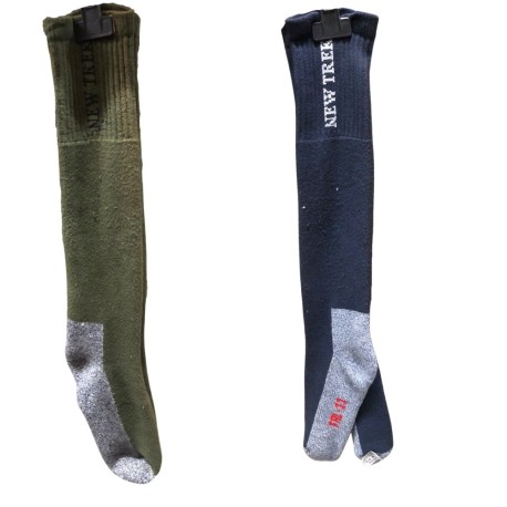 CALZA LUNGA BICOLOR FAL NEW TREE TRASPIRANTE CON RINFORZI