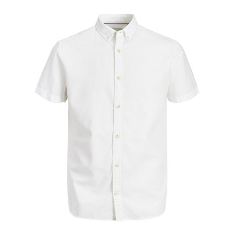 CAMICIA UOMO MEZZA MANICA MISTO LINO PRODUKT DYLAN bianco