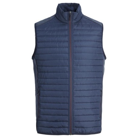 GILET SMANICATO TRAPUNTATO LEGGERO PRODUKT CASPER blu