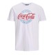 T-SHIRT UOMO COTONE GIROCOLLO PRODUKT COCA COLA bianco