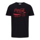 T-SHIRT UOMO COTONE GIROCOLLO PRODUKT COCA COLA nero