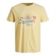 T-SHIRT UOMO COTONE GIROCOLLO PRODUKT KASPER giallo