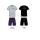 COLORI COMPLETO COTONE UOMO T-SHIRT M/C E PANTALONCINO UMBRO 102888